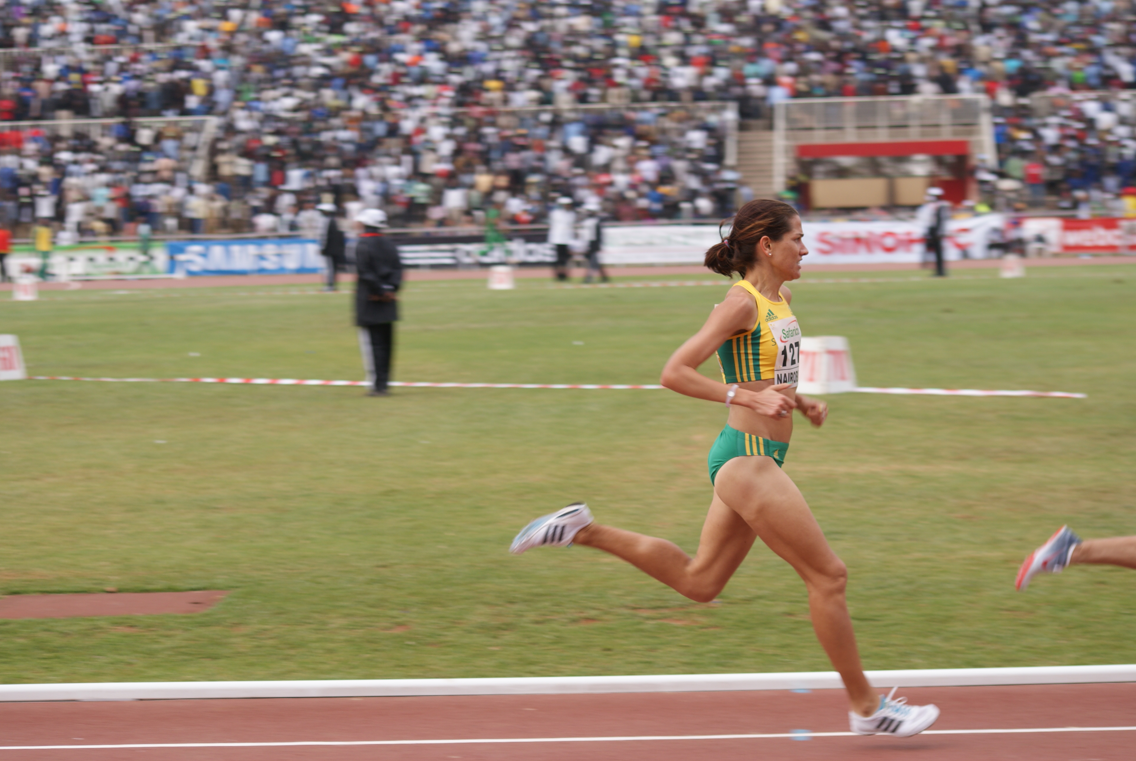 South African female runner